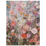 Abstract Wildflower Meadow Art Print - Premium Matte Paper Poster in Multiple Sizes - Image 2