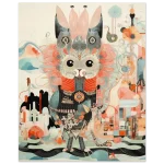 Abstract Spirit Creature 40 x 50 - Premium Matte Paper Poster