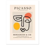 Minimalist Picasso Abstract Line Art Face Poster – Premium Matte Paper for Modern Decor - Image 3