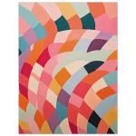 Abstract Swirls & Waves - Premium Matte Paper Poster, Vibrant Geometric Art in Your Choice of Six Sizes - Image 4