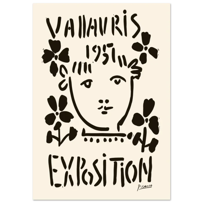 Minimalist Picasso Exhibition Poster – Vintage Art Print in Your Preferred Size - Image 2