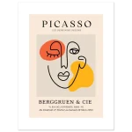 Picasso Abstract Face Art Print: Premium Matte Paper Poster - Image 3