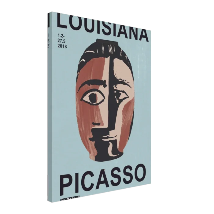 Abstract Picasso Face Poster – Modern Clay Art Aesthetic Wall Decor Canvas - Image 5