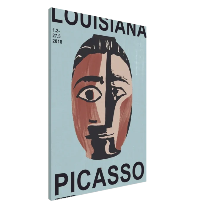 Abstract Picasso Face Poster – Modern Clay Art Aesthetic Wall Decor Canvas - Image 3