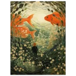 Enchanted Underwater Garden Art Print - Premium Matte Paper Poster - Image 4