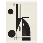 Abstract Geometric Mid-Century Art Print – Premium Matte Paper Poster in Multiple Sizes - Image 6