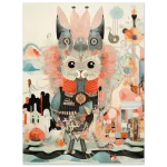 Abstract Spirit Creature 40 x 50 - Premium Matte Paper Poster - Image 2