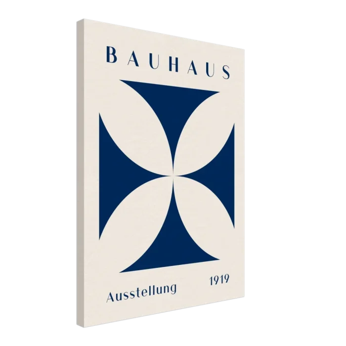 Bauhaus Exhibition 1919 Reimagined - Mid-Century Modern Minimalist Poster - Image 5