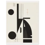 Abstract Geometric Mid-Century Art Print – Premium Matte Paper Poster in Multiple Sizes - Image 4