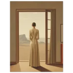 Desert Serenity: Minimalist Elegance Matte Paper Poster – Available in Multiple Sizes - Image 6