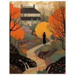 Enchanted Autumnal Estate Art Print - Premium Matte Paper Poster - Image 5