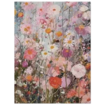 Abstract Wildflower Meadow Art Print - Premium Matte Paper Poster in Multiple Sizes - Image 4