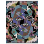 Abstract Geometric Face Art Print - Premium Matte Paper Poster in Multiple Sizes - Image 4