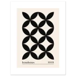 Bauhaus 1919 Geometric Floral Motif Premium Matte Paper Poster - Image 2