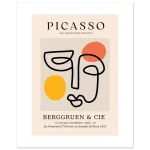 Minimalist Picasso Abstract Line Art Face Poster – Premium Matte Paper for Modern Decor - Image 4