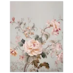 Delicate Peony & Botanical Art Print - Premium Matte Paper Poster in various sizes - Image 4