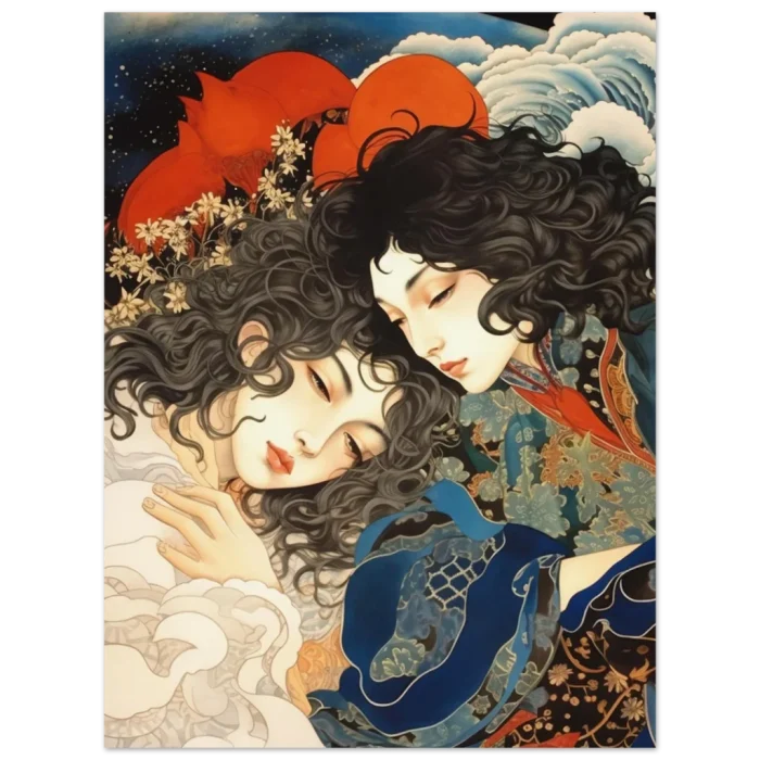 Dreaming Reverie - Japanese Art Poster | Premium Matte Paper in Multiple Sizes - Image 3