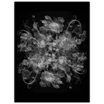 40 x 50 - Dark Bloom Botanical Art Print | Premium Matte Paper Poster with Ethereal Floral Design - Image 4