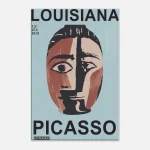 Abstract Picasso-Inspired Face Poster – Modern Clay Art Aesthetic Wall Decor Canvas - Image 6