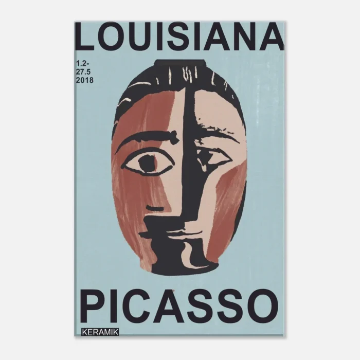 Abstract Picasso Face Poster – Modern Clay Art Aesthetic Wall Decor Canvas - Image 6