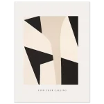 Abstract 'Find Your Calling' Monochrome Art Print – Premium Matte Paper Poster in Multiple Sizes - Image 2