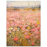 Dreamy Pink Poppy Field - Impressionist Art Print Poster on Premium Matte Paper, in your choice of six sizes - Image 4