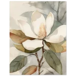 Soft Watercolor Magnolia Bloom - Premium Matte Paper Poster, 40 x 50 cm - Image 5